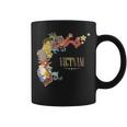 Viajes Asiaietnam Mapa Hanoi Ho Chi Minhacaciones Souvenir Taza de café