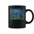 Vincentan Gogh Noche Estrellada Sobre El Ródano Taza de café