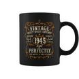 Vintage 1945 80Th Birthday 80 Year Old For Women Taza de café