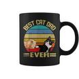 Vintage Best Cat Dad Ever Cat Owner Cats Dad Taza de café