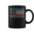 Vintage Sunset American Flag Maddox Maryland Graphic Print Coffee Mug