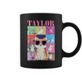 Vintage Taylor First Name Personalized Cat Birthday Party Coffee Mug