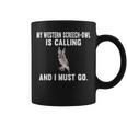 My Western Screech-Owl Is Calling And i Must Go Bird Graphic Print Coffee Mug