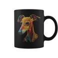 Whippet Dog Motif Pet Illustration Colourful Whippet Tassen