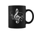 Women's Music Treble Clef With-Neck Tassen