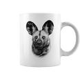 African Painted Dog Close-Up For Wild Dog Fans Graphic Print Coffee Mug
