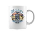 Aloha Hawaii Retro Sunset Tiki Hawaii Beachintage Tassen