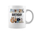 Auntie Of The Birthday Girl Party Blue Dog Lover Matching Coffee Mug