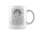 Benson First NameWith Glasses Personalized Vintage Coffee Mug