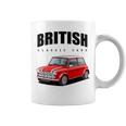 British Classic Car Red Mini Sports Car Gray Tassen