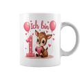 Children's Cute Deer I Am 1 Children's Birthday 1St Birthday Girl Tassen