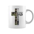 Christian Fathers Day Religious Camo Cross Blessed Dad Coffee Mug