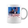 Donald Trump 2024 Sobrevivió A Disparo En Mitin Electoral Taza de café