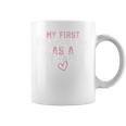 First Mother's Day As A Mommy Cute Letter Heart New Mom Coffee Mug