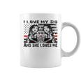 Hermanas Gemelas Gemelas Me Encanta Mi Hermana Y Ella Me Ama Taza de café