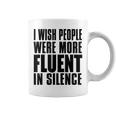 J'aimerais Que Les Gens Parlent Plus Couramment Le Silence Activisme Tasse