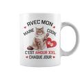 Maine Coon Cadeau Propriétaire Maine Coon Humour Chat Mignon Tasse
