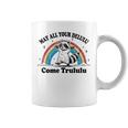 May All Your Delulu Come Trululu Racoon Mental Health Coffee Mug