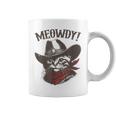 Meowdy Cat Cowboy Cat Country Western Cat Coffee Mug