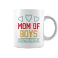 Mom Of Boys Outnumbered Mom Parents Coffee Mug