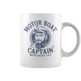 Motor Boat Captain Pontoon Boating Motor Boatin Lake Coffee Mug