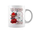 Niños 3 Años Cumpleaños Niño Ya Tengo 3 Años Ninja Taza de café