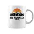 Parque Nacional Monte Mckinley Alaska Retro Taza de café
