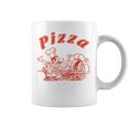 Pizza Box Cardboard Italian Retro Logo Tassen