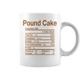 Pound Cake Nutrition Facts Thanksgiving Christmas Graphic Print Coffee Mug
