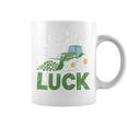 Pushing My Luck Tractor St Patrick Day Toddler Boy Men Coffee Mug