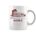 Roma Italia Coliseo Romano Ilustraciónintage Taza de café