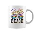 Salty Beach Sunset Sunglasses Summer Vacation Beach Party Graphic Print Coffee Mug