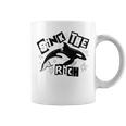 Sink The Rich Gladys Orca Revolutionary Orca Whale Atrás Taza de café