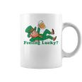 St Patrick's Day Feeling Lucky Leprechaun Coffee Mug