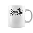 Swifty Fan Merch Ns First Name Taylor Outfit Drip Gray Tassen