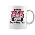 Three Gnomes And Leopard Truck Happy Valentine's Day Coffee Mug