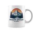 Vintage Mt Denali National Park Alaska Mountain Souvenir Coffee Mug