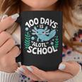 100 Days Is Alotl School Axolotl 100Th Day Amphibian Pet Coffee Mug Personalized Gifts