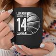 14Th Birthday Retro Basketball Player 14 Years Boy Boys Tassen Lustige Geschenke