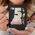 5Th Birthday Crew Ice Cream Truck I'm 5 Bday Ice Cream Party Taza de café Regalos divertidos