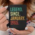 60 Years Old Legend Since January 1965 60Th Birthday Coffee Mug Personalized Gifts