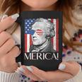 Alexander Hamilton 'Merica Patriot American Flag 4th Of July Graphic Print Coffee Mug Unique Gifts