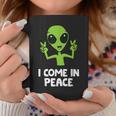 Alien I Come In Peace Space Rave Edm Music Alien Tassen Lustige Geschenke