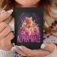 Alpha Male Lustige Kätzchen Meme Cute Cat Humorous Tassen Lustige Geschenke