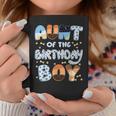 Aunt Of The Birthday Boy Dog Family Party Decorations Coffee Mug Personalized Gifts