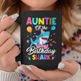 Auntie Of The Shark Birthday Boy Girl Party Family Group Coffee Mug Personalized Gifts