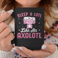 Axolotl Lover Sleep A Lotl Like Sleeping Axolotl Taza de café Regalos divertidos