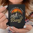 Banff Parque Nacional Canadiense Retro Souvenir Banff Taza de café Regalos divertidos