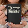 The Bassfather Distressed Bass Player Dad Fathers Day Coffee Mug Unique Gifts