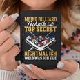 Billiard Technique Is Top Secret Tassen Lustige Geschenke